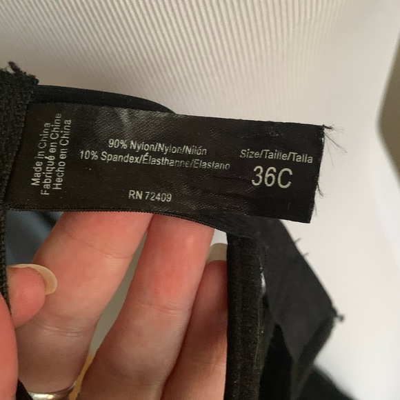 black bustier bra top - Picture 5 of 5